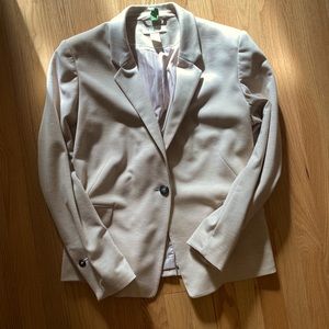 H&M Cream/blush blazer. Size 14.